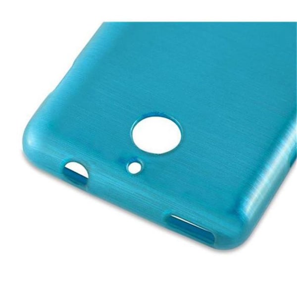 Coque för Sony Xperia E1 Housse i TURKOS Etui Case Cover Skydd Silikon TPU flexibelt borstat Grön