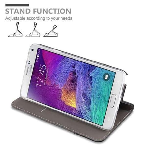 Skyddsfodral för Samsung Galaxy NOTE 4 i GRÅSVART Stötskyddande Etui Grå