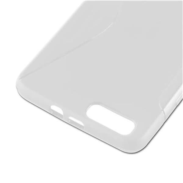 Fodral för Honor 6 PLUS i SEMI TRANSPARENT Vit