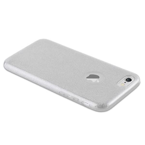 iPhone 6 / 6S Fodral STJÄRNSTOV PÅ SILVER Skydd Glittrande Glitter Grå