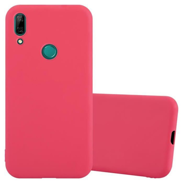 Fodral för Huawei P SMART Z / Y9 PRIME 2019 / Njut av 10 PLUS i CANDY RED Cadorabo Cover Skydds Silikon TPU Fodral Candy Red