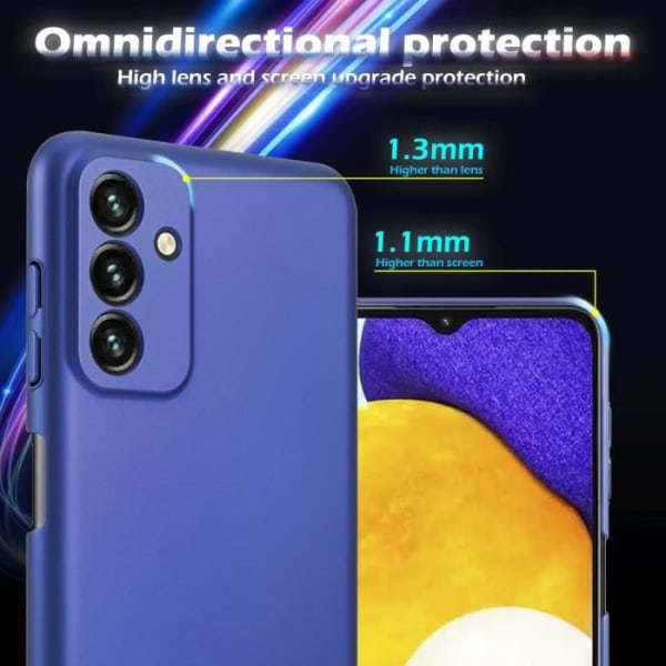 Skal till Samsung Galaxy A13 5G Fodral i METALLIC BLUE Hårt fodral Fodral Metal Protection Cover