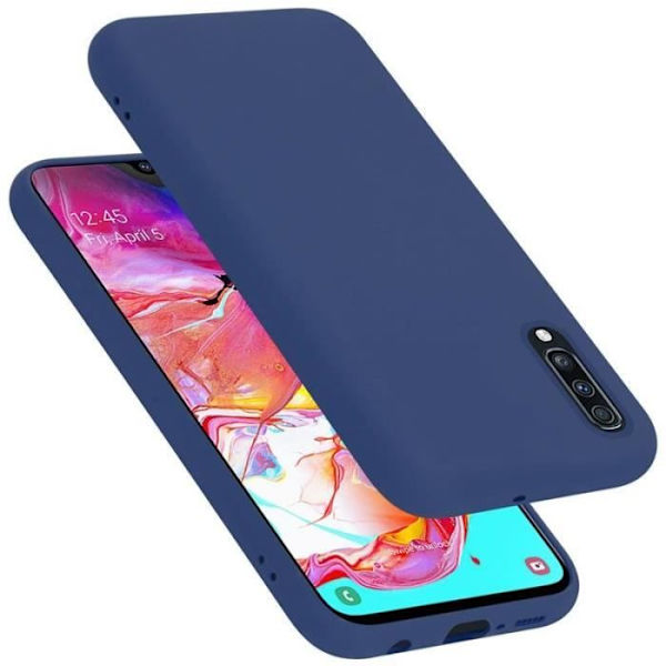 Cadorabo coque för Samsung Galaxy A70/A70S - i blå - Flexibelt TPU-silikon Blå