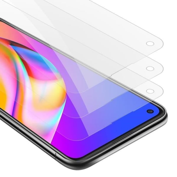 3x skärm i härdat glas för Oppo A94 5G Skyddsfilm i HÖGT TRANSPARENT härdat härdat glas