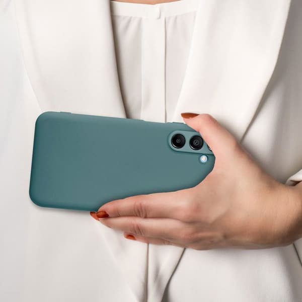 Skyddande stötsäker skal för Samsung Galaxy A16 i LIQUID GREEN Grön