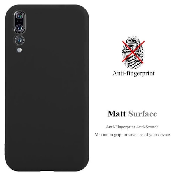 Fodral - CADORABO - Huawei P20 PRO / P20 PLUS - TPU silikon - Stötskydd - Tunn och lätt design Candy Black