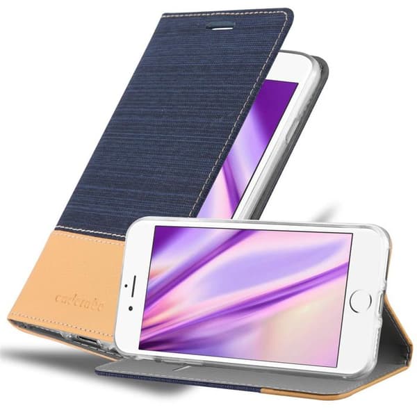 iPhone 6 / 6S-fodral i BLÅ BRUN Stötsäker skyddsetui Blå