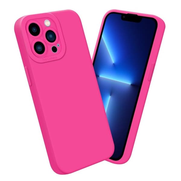 Skyddsfodral för iPhone 12 PRO MAX i FLUID HOTPINK Stötskyddande Ros