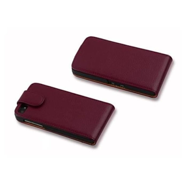 Cadorabo Coque Blackberry Z10 DESIGN FLIP Style Fodral Cover Faux Läder Struktur ORCHID LILA