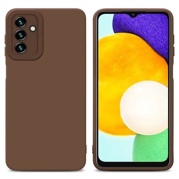 Skyddsfodral för Samsung Galaxy A13 5G i FLUID BRUN Stötsäker brun
