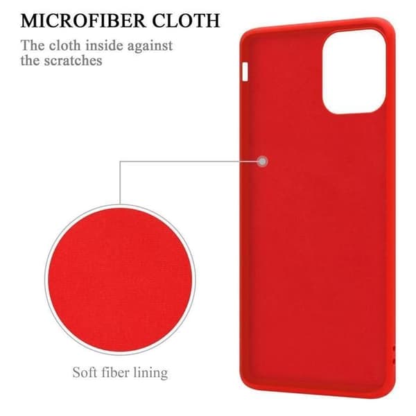 Skal för iPhone 13 MINI i LIQUID RED Stötabsorberande skydd Röd