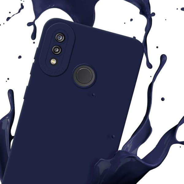 Skyddsfodral för Huawei P20 LITE 2018 / NOVA 3E i MÖRKBLA FLYTANDE Antichock Skyddsfodral Blå