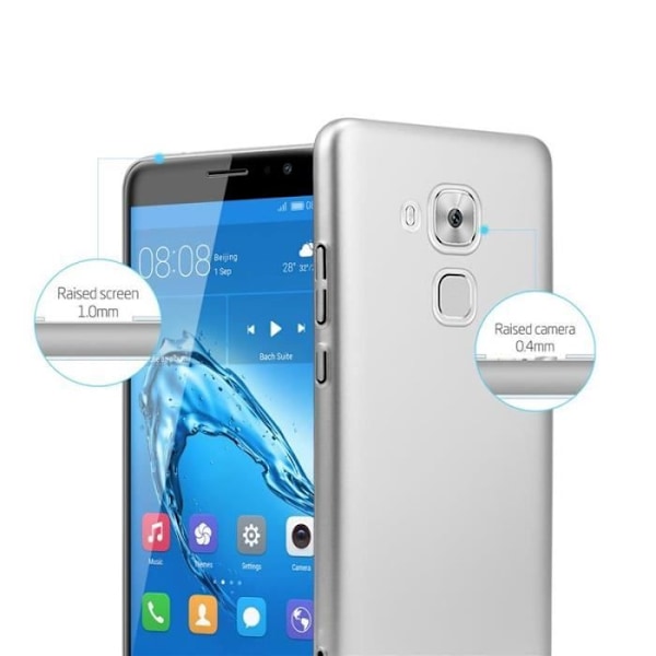 Coque - CADORABO - Huawei NOVA PLUS - Hårdt Beskyttelse - Mat Metallisk Design - 1,2 mm Tykkelse Grå