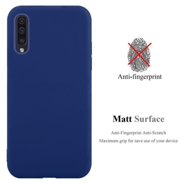 Coque - CADORABO - Samsung Galaxy A50/A50s/A30s - Candy Mörkblå - Silikon TPU - Stötskydd Godis mörkblå