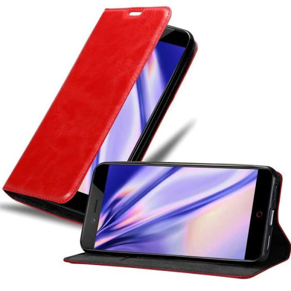 Cadorabo Fodral till ZTE Nubia Z17 MINI i APPLE RÖD