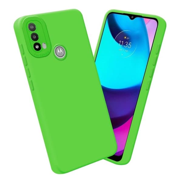 Skyddsfodral för Motorola MOTO E20 i FLUID GRÖN Stötsäker Skyddsfodral Grön