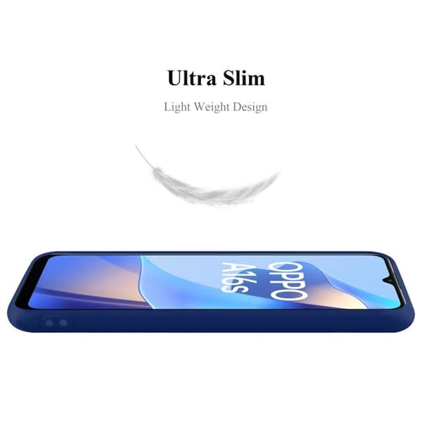 Skyddsskal för Oppo A16s / A54s CANDY MÖRKBLEU Stötskydd Silikon Blå