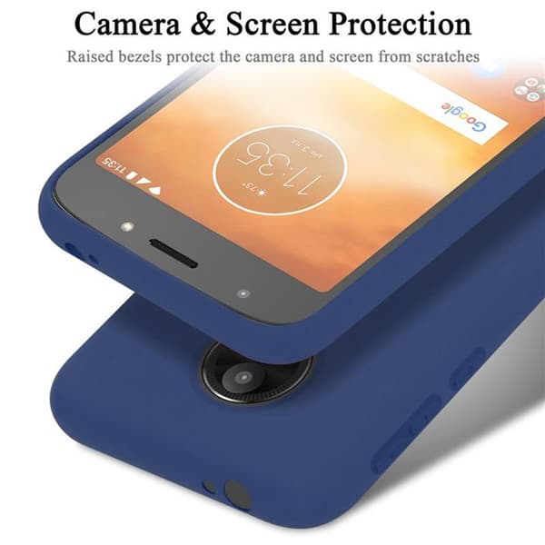 Skyddsskal för Motorola MOTO E5 PLAY GO Stötabsorberande i LIQUID BLUE Blå