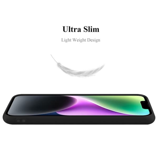 iPhone 14 CANDY NOIR Skal Stötsäker Silikon Svart