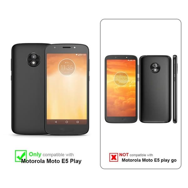 Skyddsskal för Motorola MOTO E5 PLAY CANDY BLÅ Stötsäker Silikon Blå