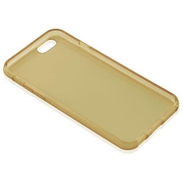 Transparent stötsäker silikonfodral för iPhone 6 / 6S Gul