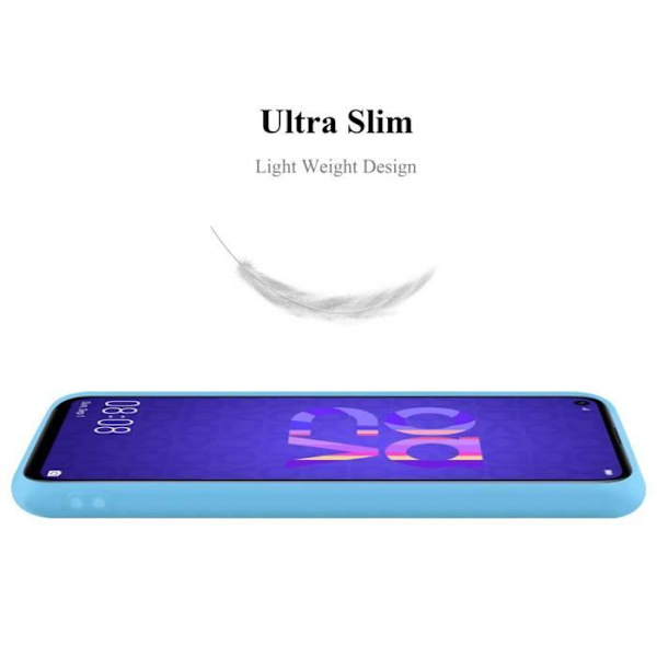 Fodral - CADORABO - Huawei NOVA 5 / 5 PRO - Silikon TPU - Candy Blue - Stötskydd Candy Blue