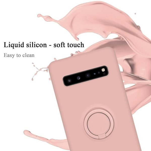 Coque - CADORABO - Samsung Galaxy S10 5G - Silikon TPU - Stötskydd - Tunn och Lätt Design Rosa