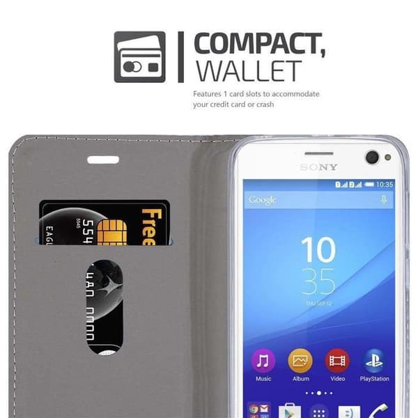 Skyddsfodral för Sony Xperia C4 i BLÅ SVART Stötskyddande Etui Blå