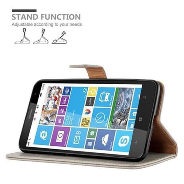 Skyddsfodral för Nokia Lumia 1320 i MARRONE CAPPUCINO brun