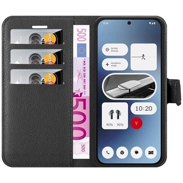 Etui för Nothing Phone 2a i JET BLACK Svart