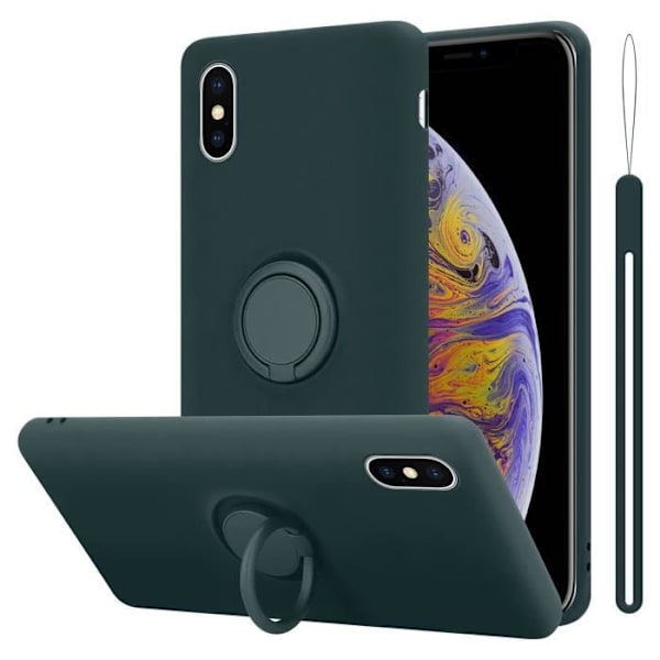 Coque - CADORABO - iPhone XS MAX - Silicone TPU - Ljusgrön - Stötskydd Ljusgrön