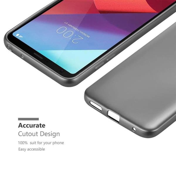 Skal för LG G6 Skyddsskal i MATTSILVER Design Grå