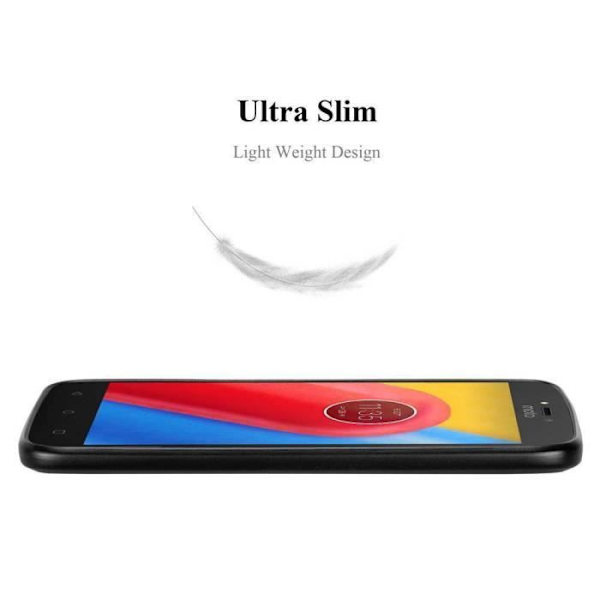 Coque - CADORABO - MOTO C - Metallisk - Stötskydd - Elegant design Svart