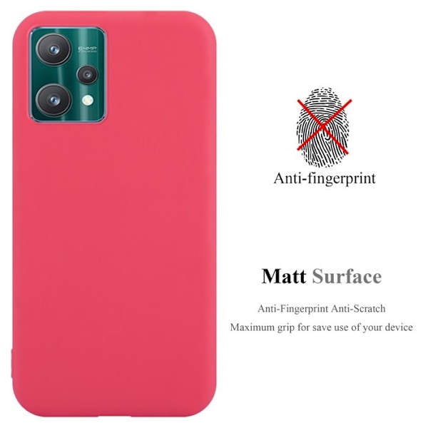 Coque för Realme 9 4G / 9 PRO+ Etui i CANDY RÖD Fodral Skydd Silikon TPU Fodral Röd