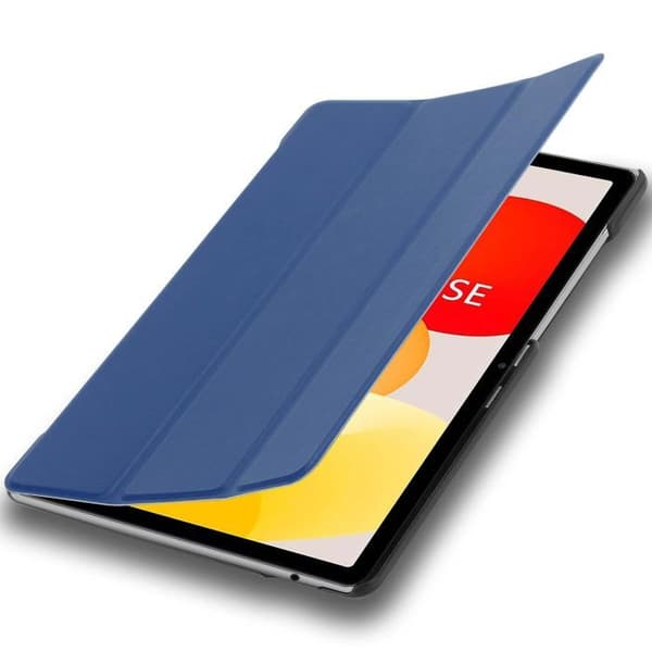 Fodral för Xiaomi Redmi Pad SE Etui i MÖRKBLAU JERSEY Skydd Hölje Stötsäker Blå