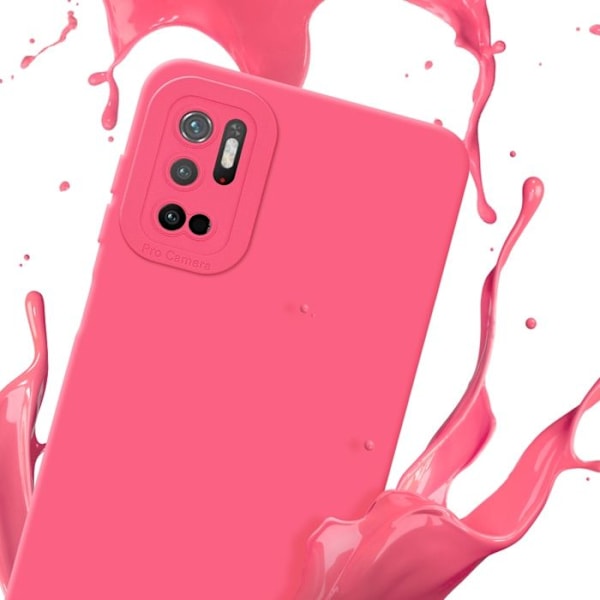 Coque för Xiaomi RedMi NOTE 10 5G / POCO M3 PRO 5G i FLUID RÖD Fodral Etui Case Cover i flexibelt TPU-silikon Skydd Röd