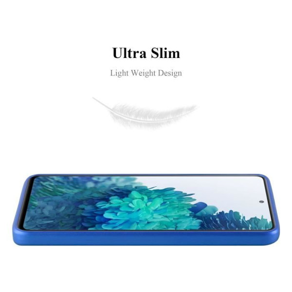 Coque - CADORABO - Samsung Galaxy S20 FE - Skydd i silikon TPU - Tunn design - Blå färg Blå