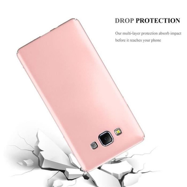 Cadorabo Fodral till Samsung Galaxy A7 2015 i METALLIC ROSE GULD