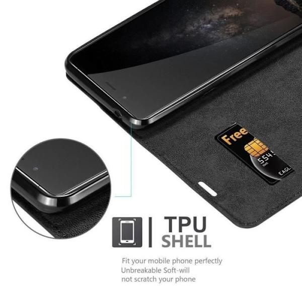 Cadorabo Fodral till ZTE Nubia Z11 MAX i NIGHT BLACK