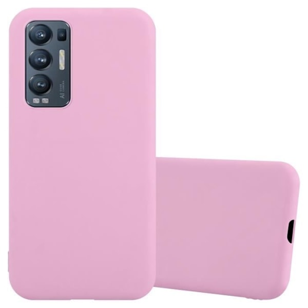 Coque - CADORABO - FIND X3 NEO - Silikon TPU - Candy Rose Vif - Stötabsorberande skydd Candy Hot Pink