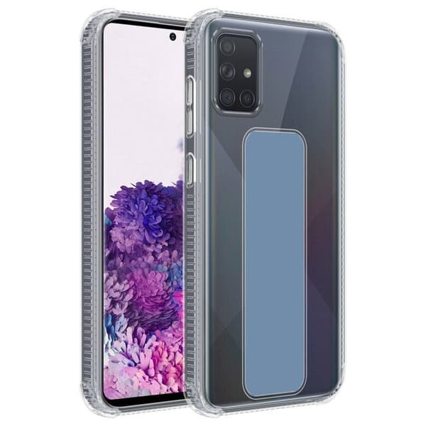 Skydd för Samsung Galaxy A71 4G LJUST BLÅ med stöd och ställfunktion Blå