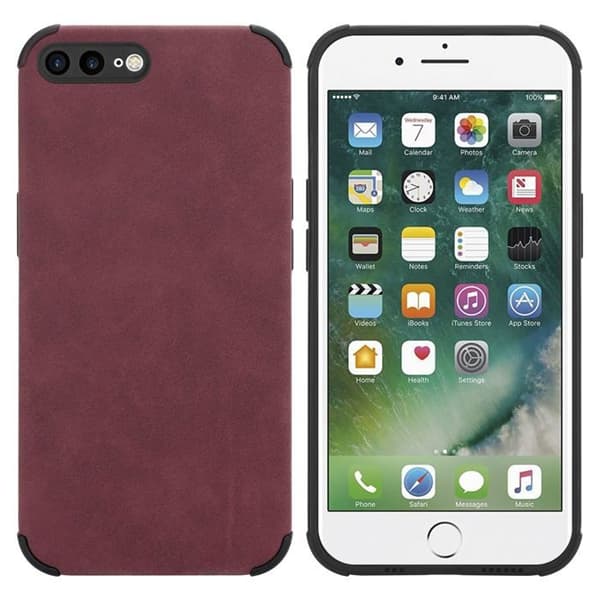 Skal för iPhone 7 PLUS / 7S PLUS / 8 PLUS Bourgogne Lila Skydd Violett