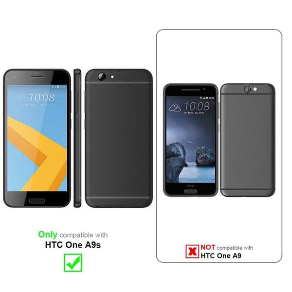Etui för HTC ONE A9S Skal i RÖD ÄPPLE Röd
