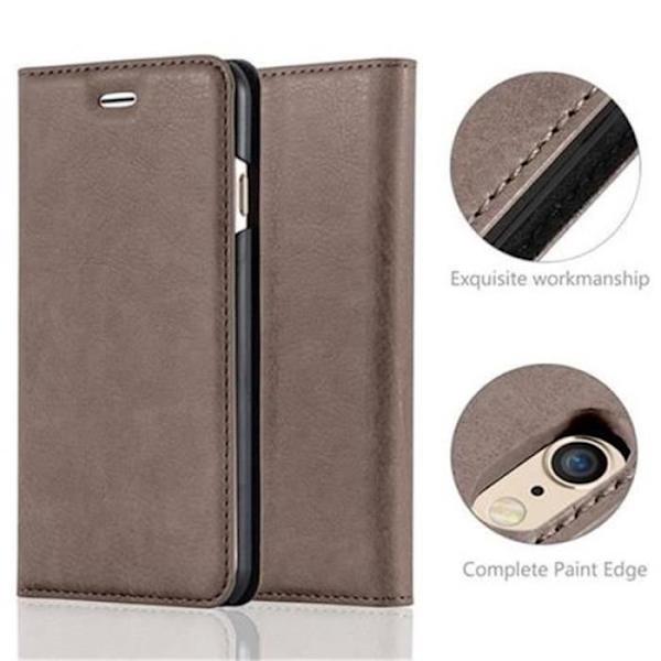 Apple iPhone 6-fodral - iPhone 6S i KAFFEBRUNT från Cadorabo (INVISIBLE MAGNETIC CLOSURE Design) Fullt skyddsfodral