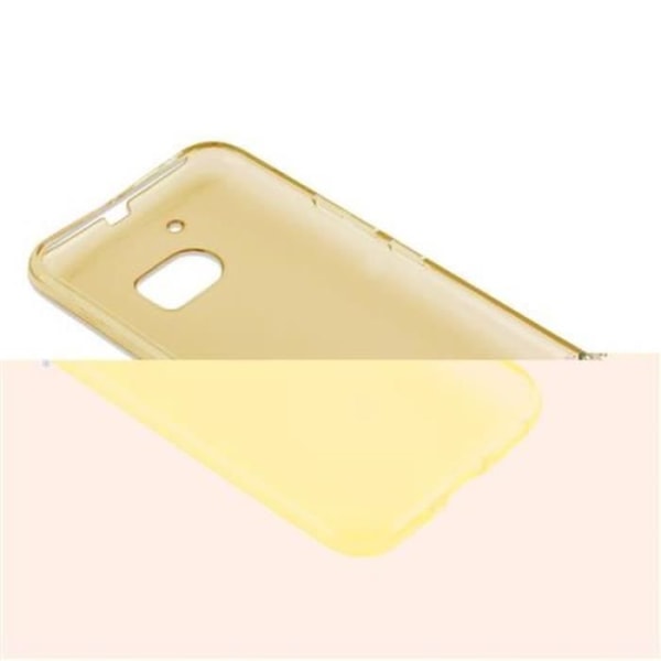 HTC 10 Fodral GOLD TRANSPARENT Cadorabo DESIGN AIR Cover TPU Silikonskydd Fodral Skydd Ultra Slim Bumper