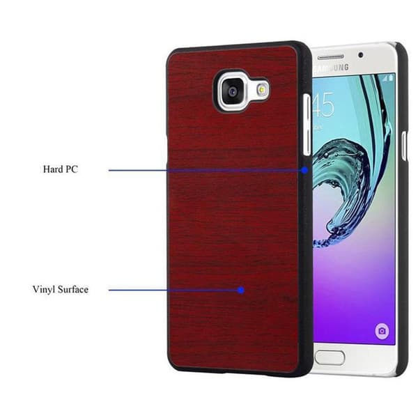 Skydd för Samsung Galaxy A5 2016 TRÄ RÖD Trädesign Röd