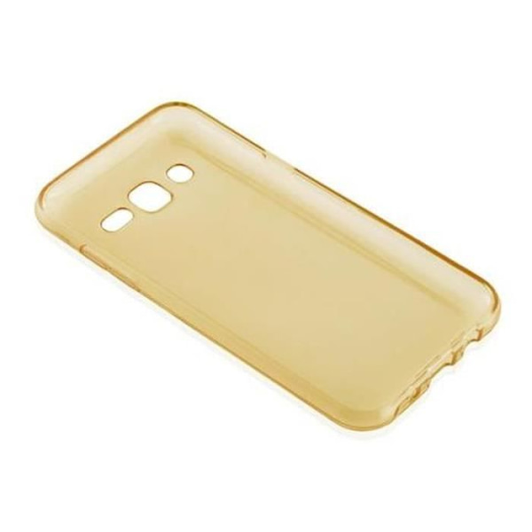 Samsung Galaxy J5 2015 Fodral (5) TRANSPARENT GULD Cadorabo DESIGN AIR TPU Silikonskydd Fodral Skydd Ultra Slim Bumper