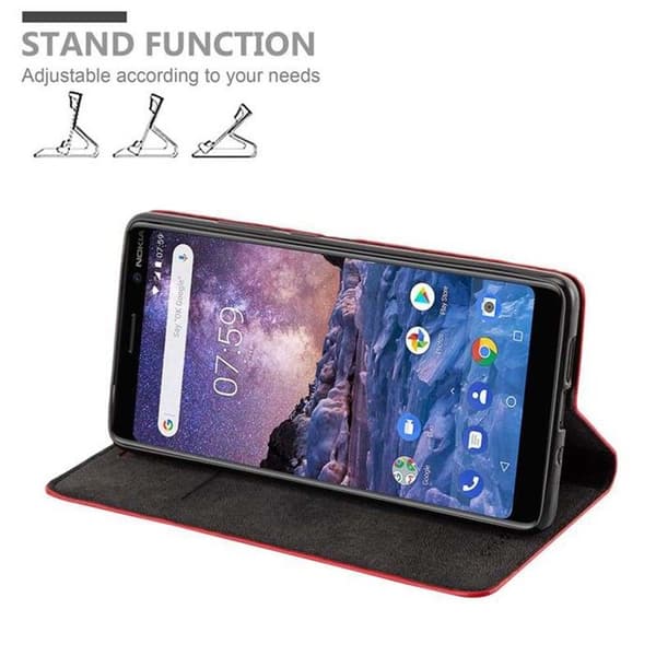 Fodral för Nokia 7 PLUS Skal i RÖD ÄPPLE Röd