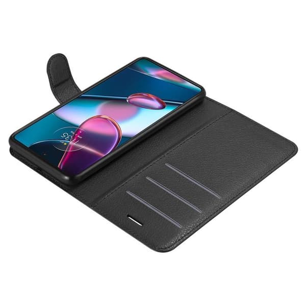 Etui för Motorola EDGE+ i JET BLACK Svart