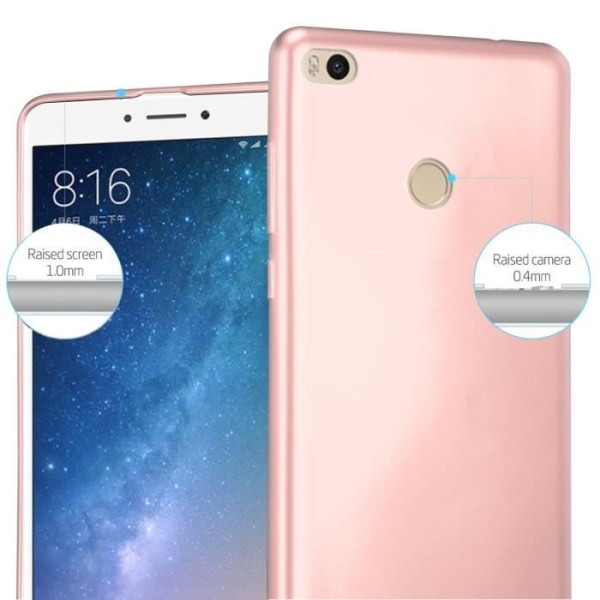 Coque - CADORABO - Xiaomi Mi MAX 2 - METALLISK GULD - Silikon TPU - Lätt skydd METALLISK ROSEGULD